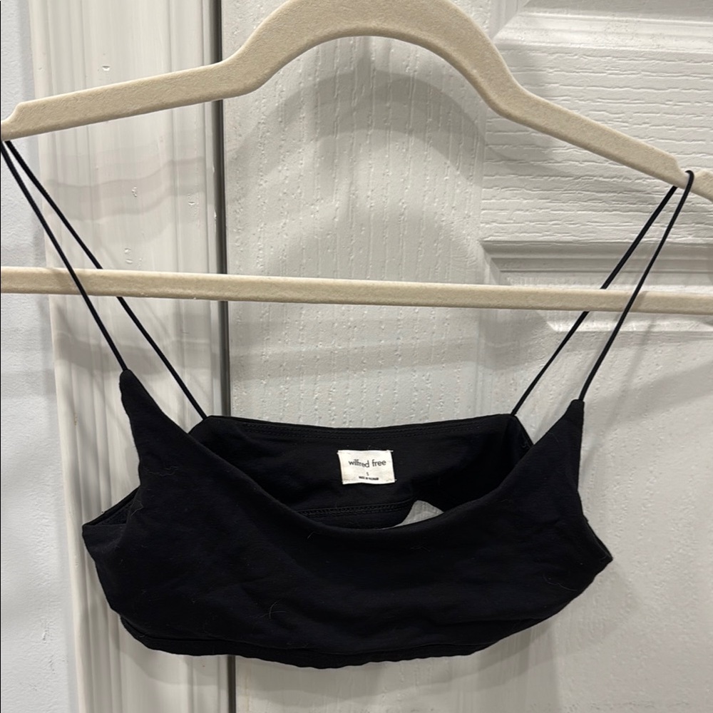 Wild Fable Black Crop Top